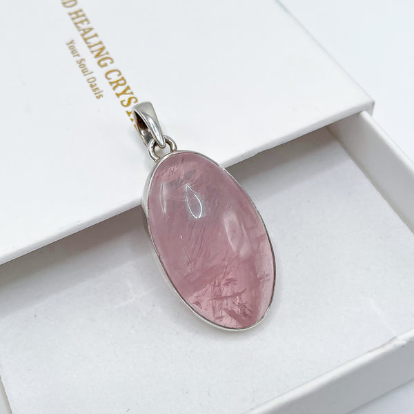 Rose Quartz Pendant 002