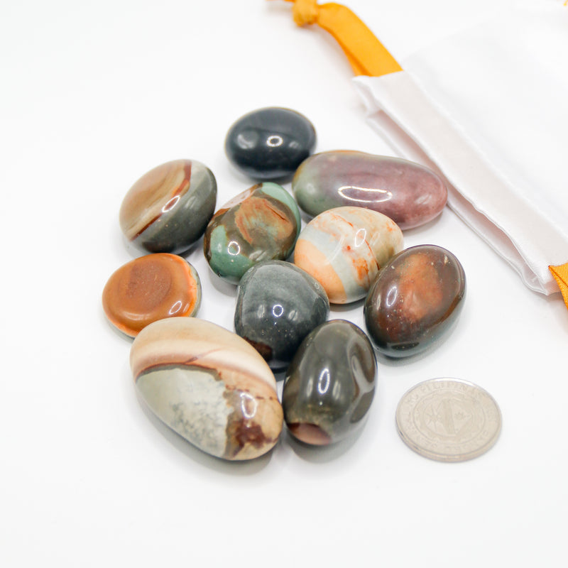 Polychrome Jasper Tumbled Stones