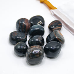 Blue Tiger’s Eye Tumbled Stone