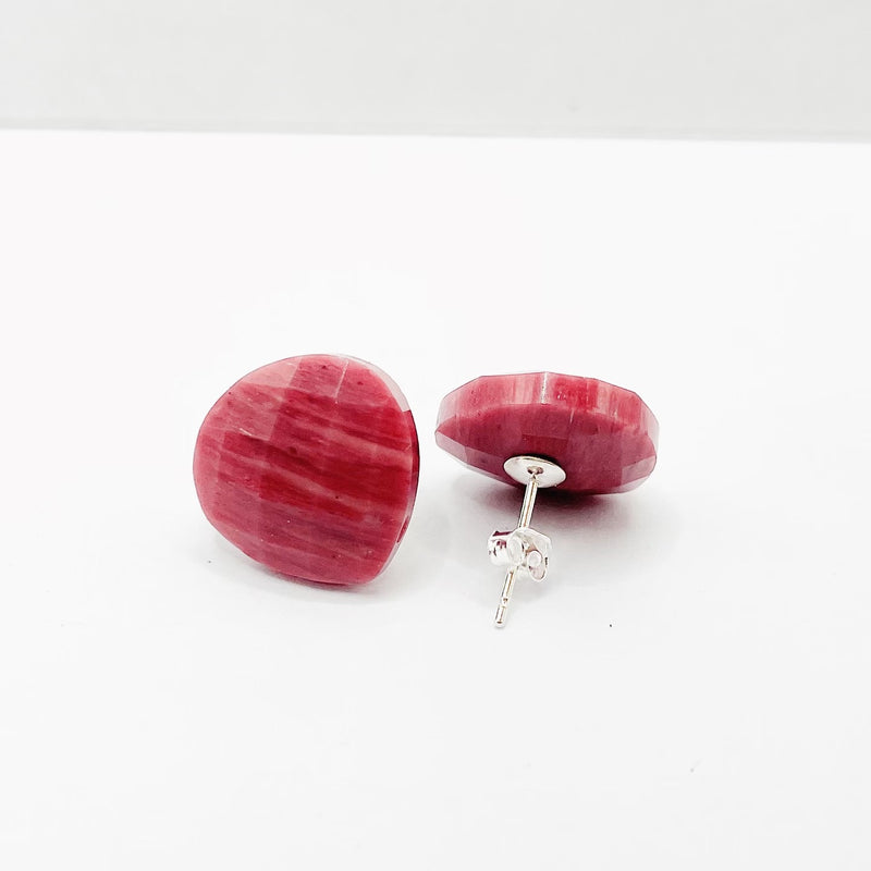 Rhodonite Teardrop Earrings