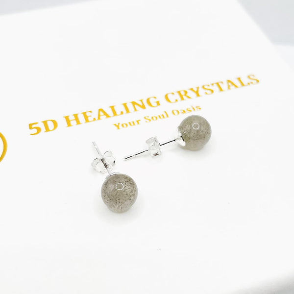 Labradorite Stud Earrings