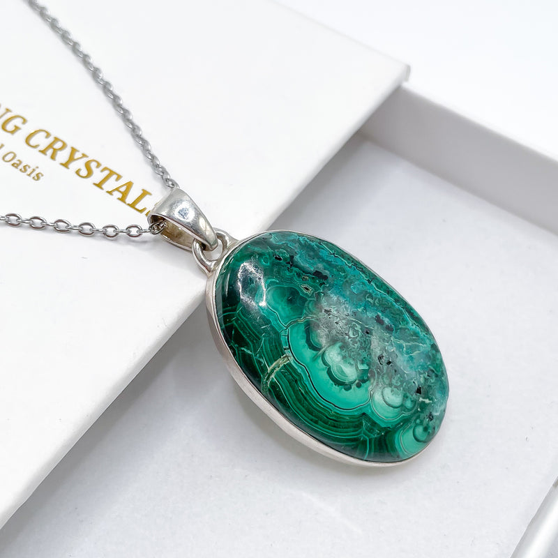 Malachite Pendant 002