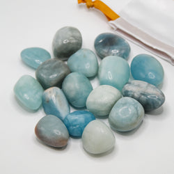 Aquamarine Tumbled Stones