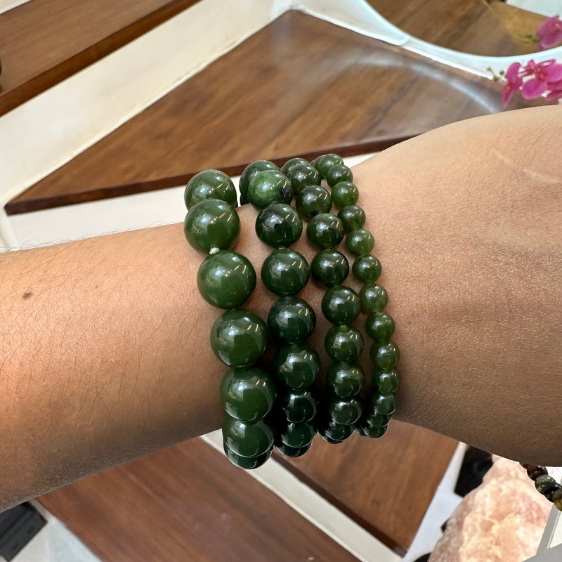 Authentic Canadian Jade Bracelet – Healing, Good Fortune, Luck, Balance & Positive Energy