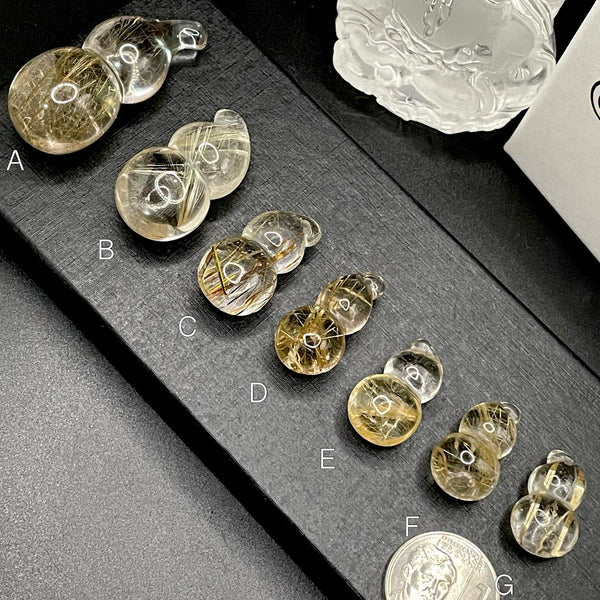 Golden Rutilated Quartz Wu lou