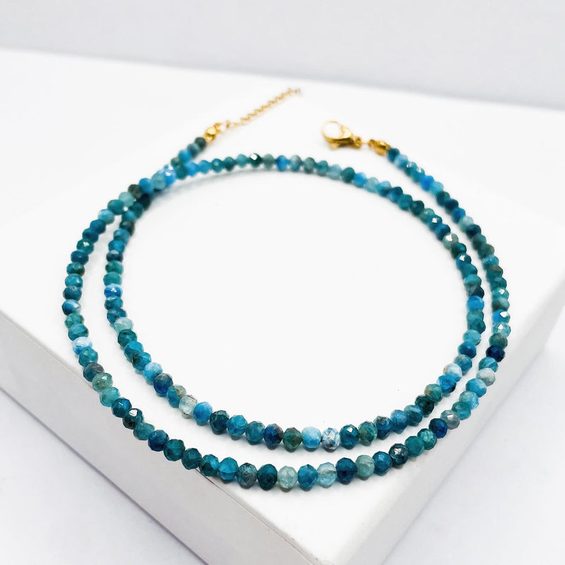 Blue Apatite Choker