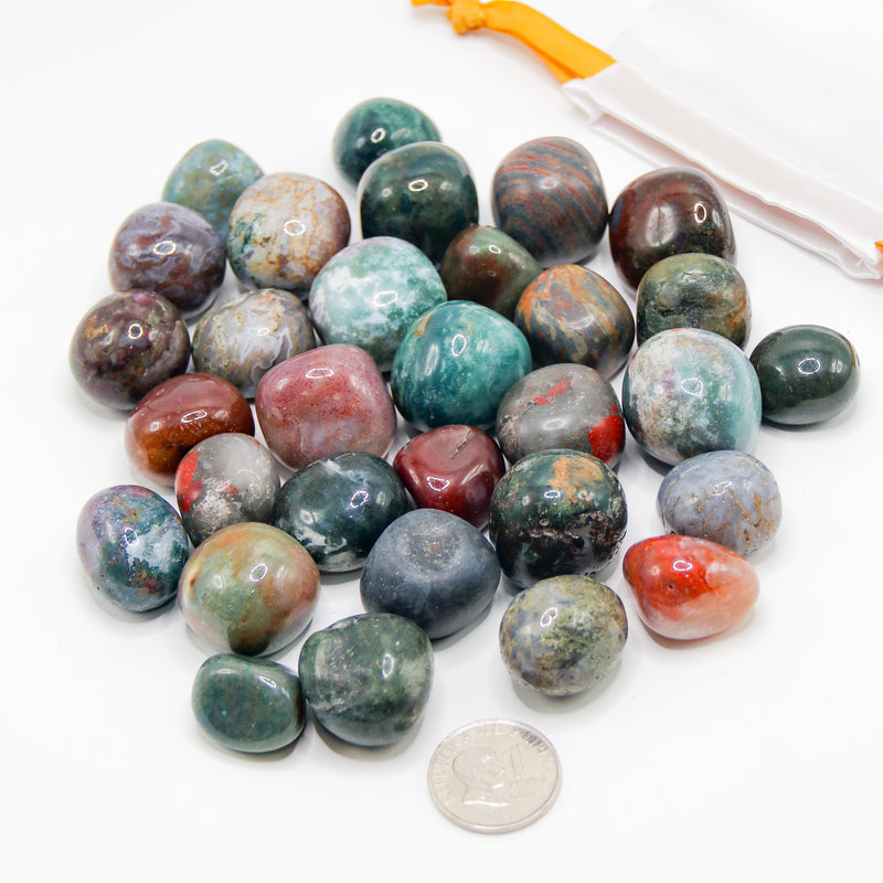 Ocean Jasper Tumbled Stones