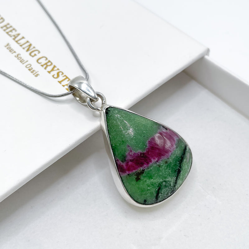 Ruby Zoisite Pendant 001