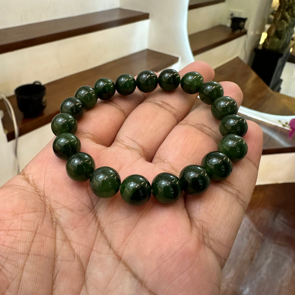Authentic Canadian Jade Bracelet – Healing, Good Fortune, Luck, Balance & Positive Energy