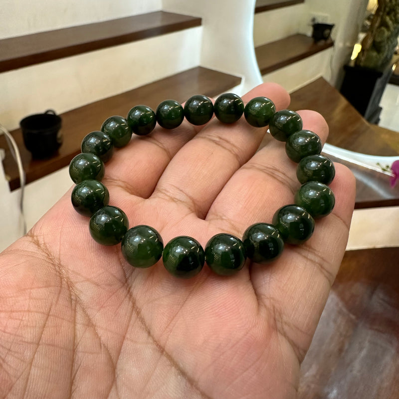 Authentic Canadian Jade Bracelet – Healing, Good Fortune, Luck, Balance & Positive Energy