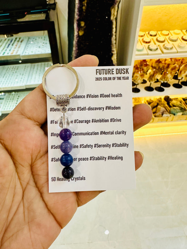 2025 Future Dusk Color of the Year Keychain