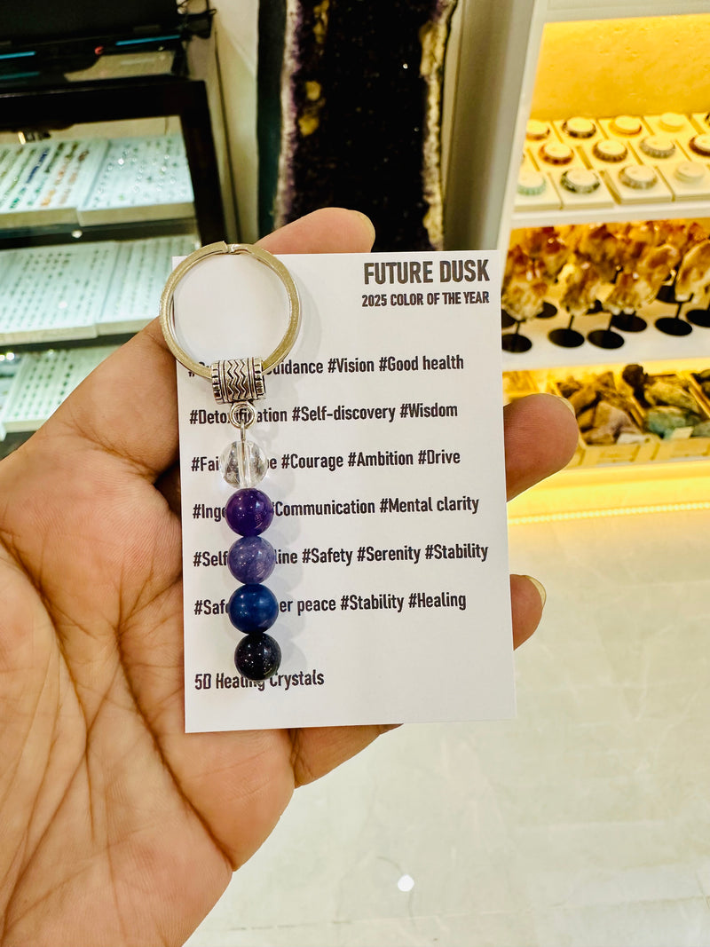 2025 Future Dusk Color of the Year Keychain