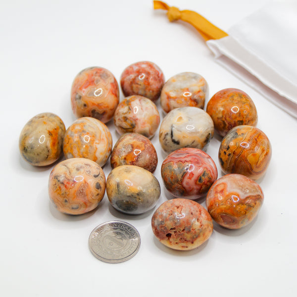 Crazy Lace Agate Tumbled Stones