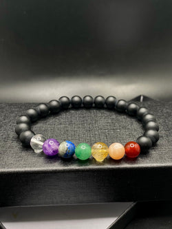 Cheap Spiritual 7 Chakra Bracelets Natural Mineral Beads Reiki Healing  Crystals Braided Bracelet | Joom