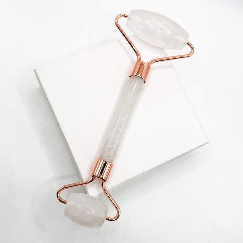 Clear Quartz Face Roller