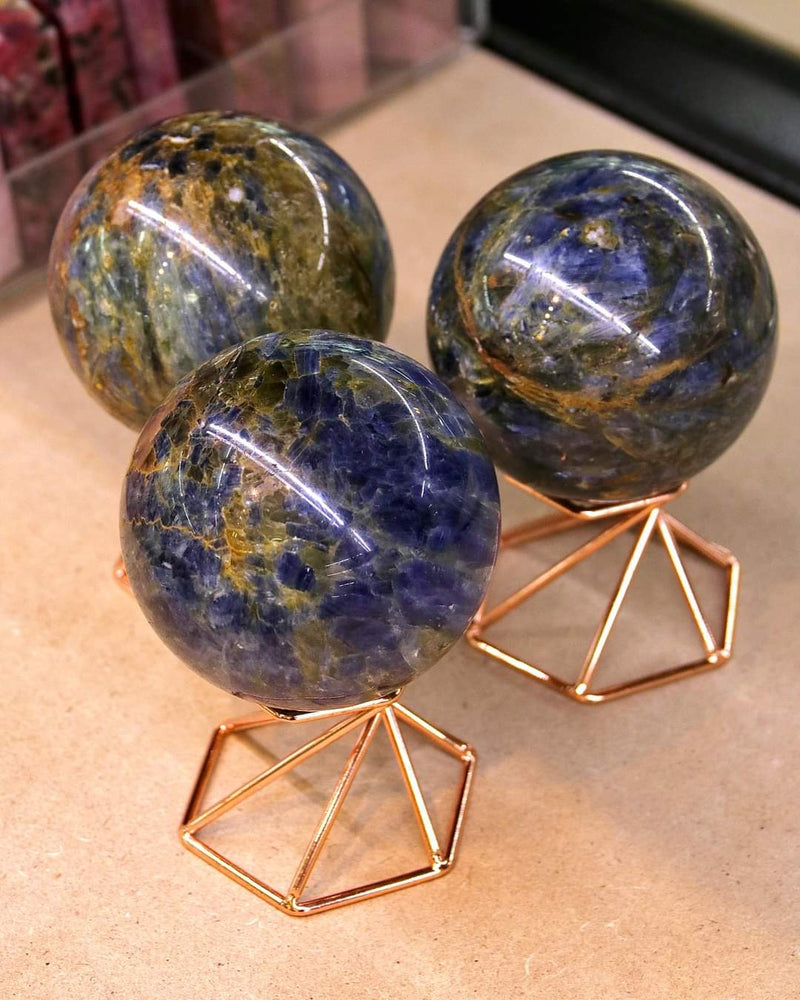 Blue Kyanite Spheres