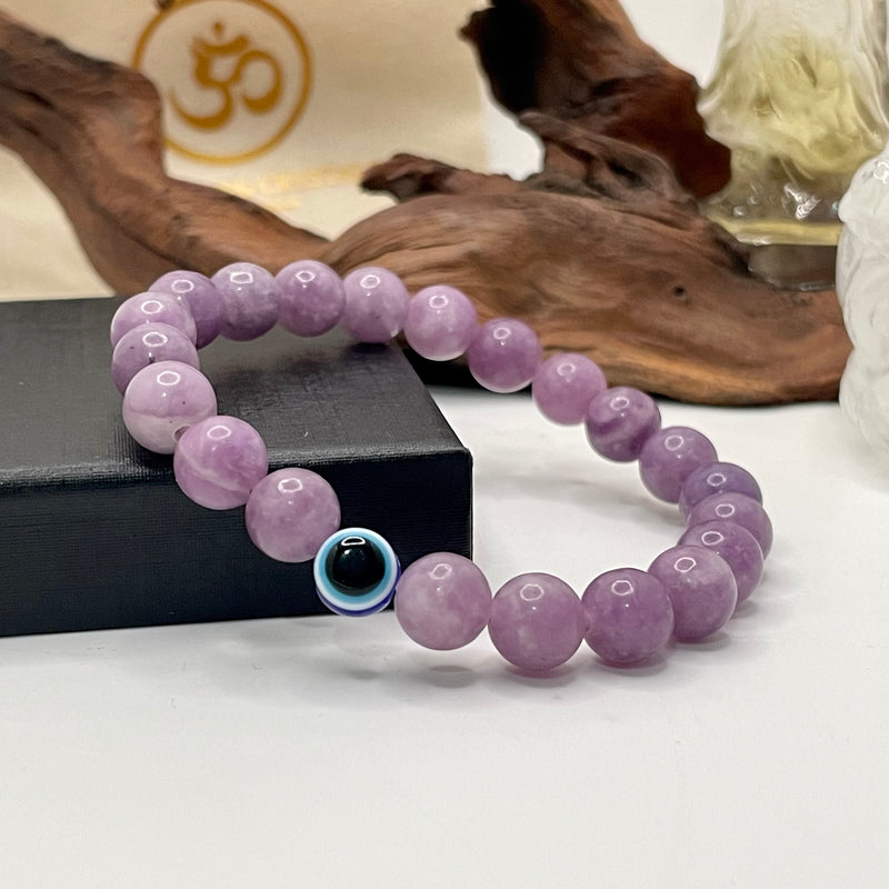 Evil Eye in Authentic Natural Healing, Protection, Wealth, Love, Career & Success Stone Bracelet