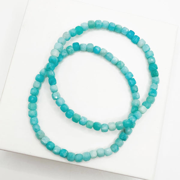 Amazonite Faceted Bracelets