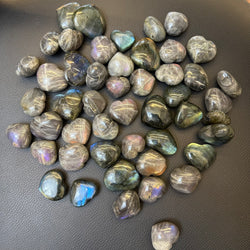 Labradorite Heart