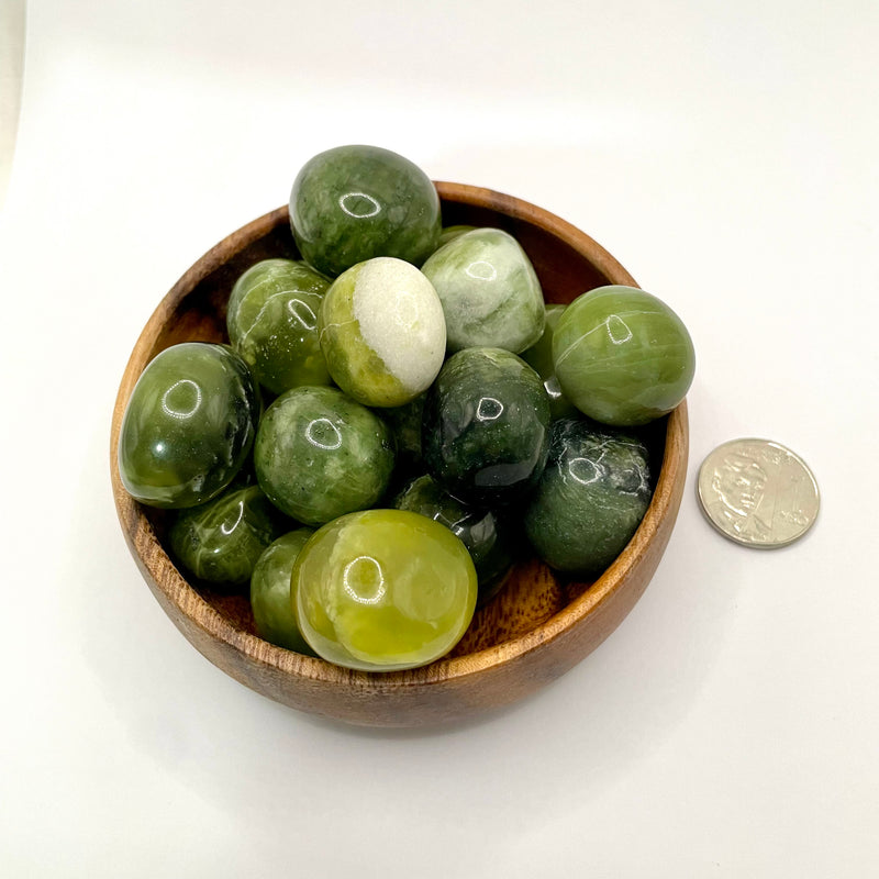 Lemon Jade tumbled – 5D Healing Crystals