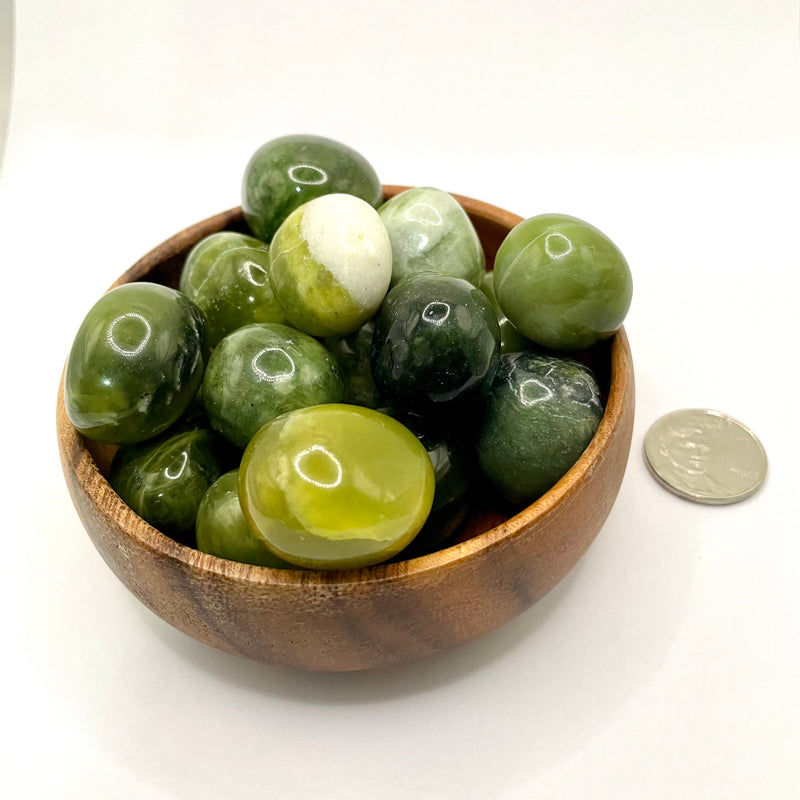 Lemon Jade tumbled – 5D Healing Crystals