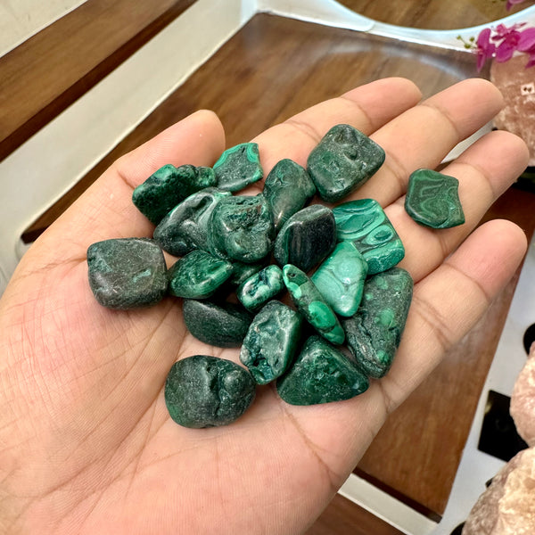 Malachite Tumbled Stones