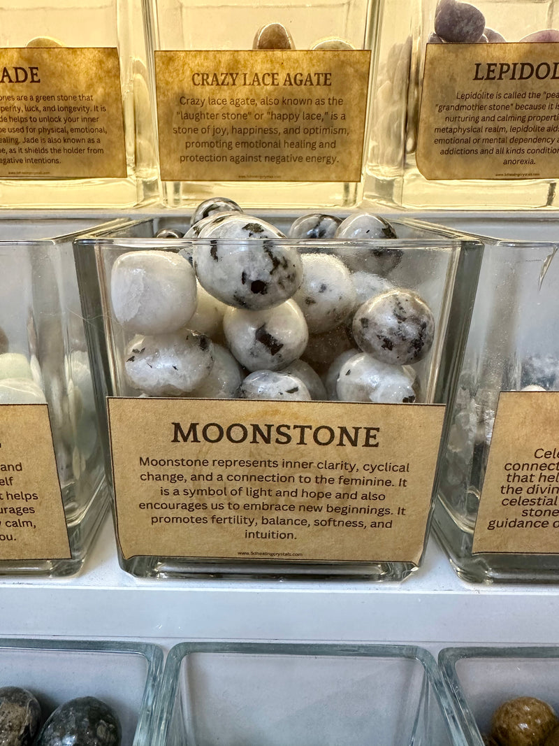 Moonstone Tumbled Stones