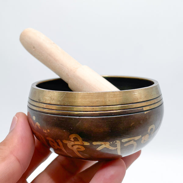 Tibetan Brass Singing Bowl Mini