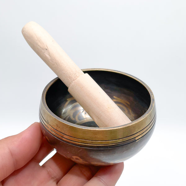 Tibetan Brass Singing Bowl Mini