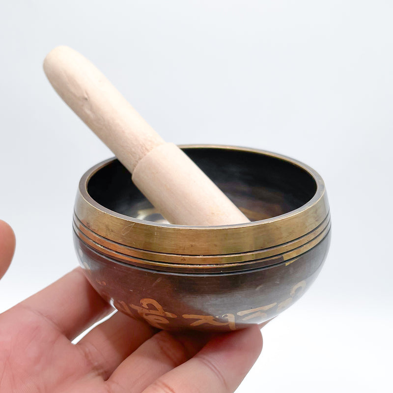 Tibetan Brass Singing Bowl Mini