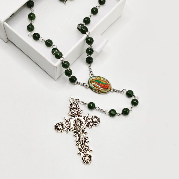 Our Lady of Guadalupe Jade Rosary