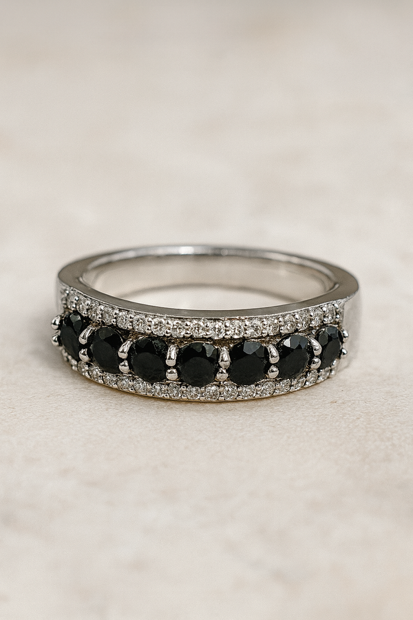 Black Spinel Ring