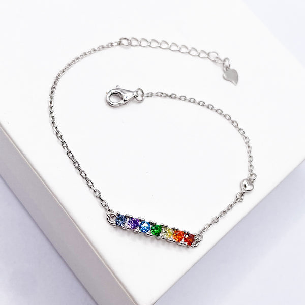 7 Chakra Dainty Bracelet