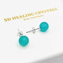 Russian Amazonite Stud Earrings