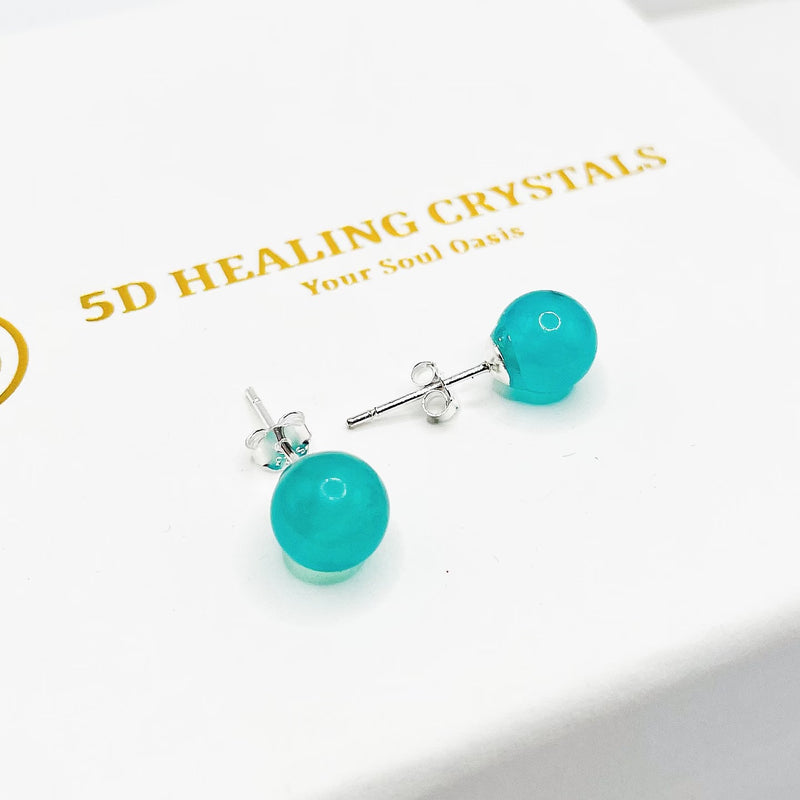 Russian Amazonite Stud Earrings