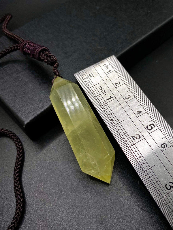 Double Terminated Citrine Pendant