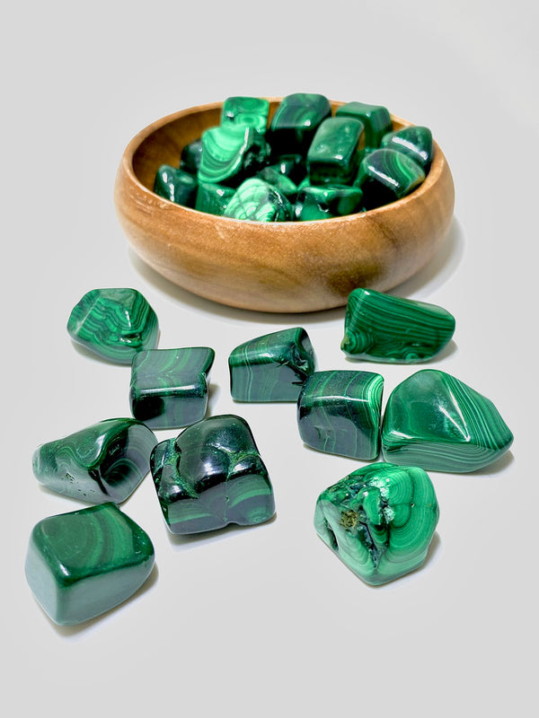 Malachite Tumbled