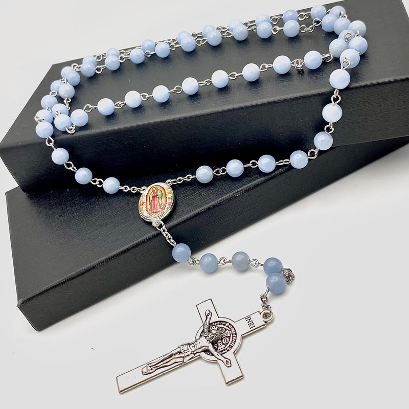 Angelite Rosary