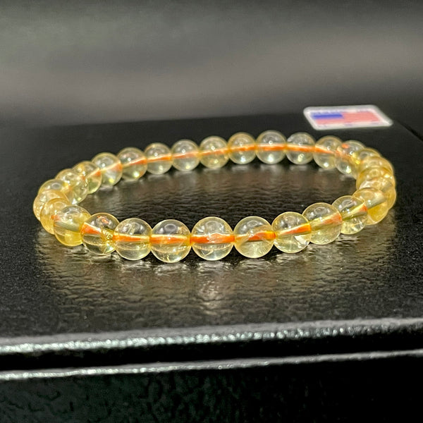 Cleansed and Charged Hg Citrine Bracelet 6mm