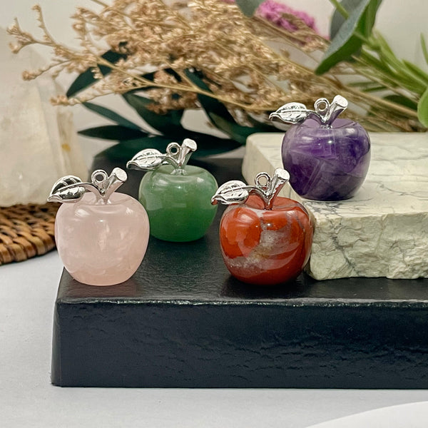 Crystal Apple Pendants