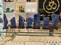 7pcs Lapis Lazuli and Lapis Lazuli Earrings
