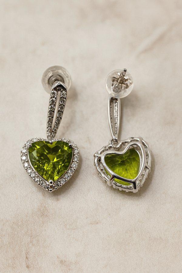 Peridot Drop Earrings
