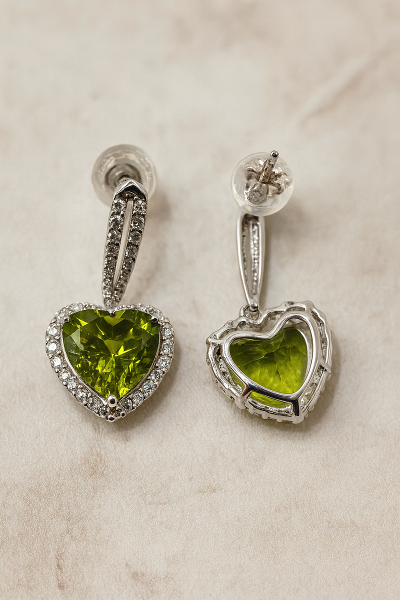 Peridot Drop Earrings