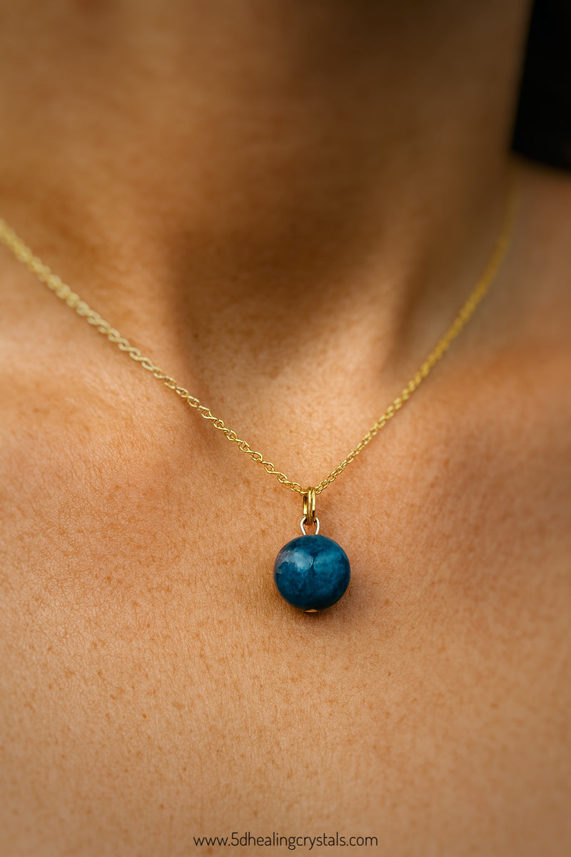 Blue Apatite Pendant