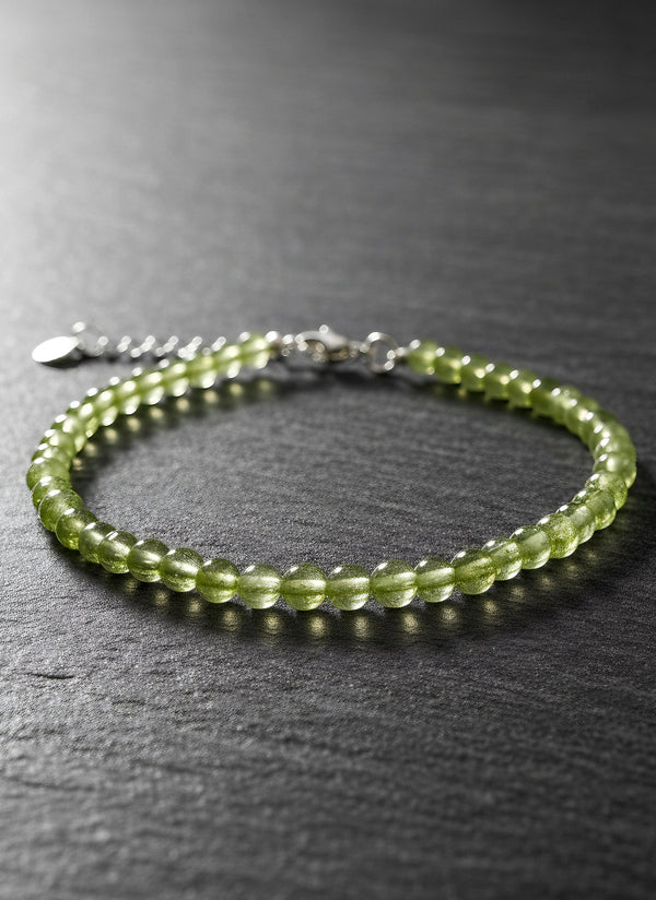 High Quality Peridot Bracelet 4mm