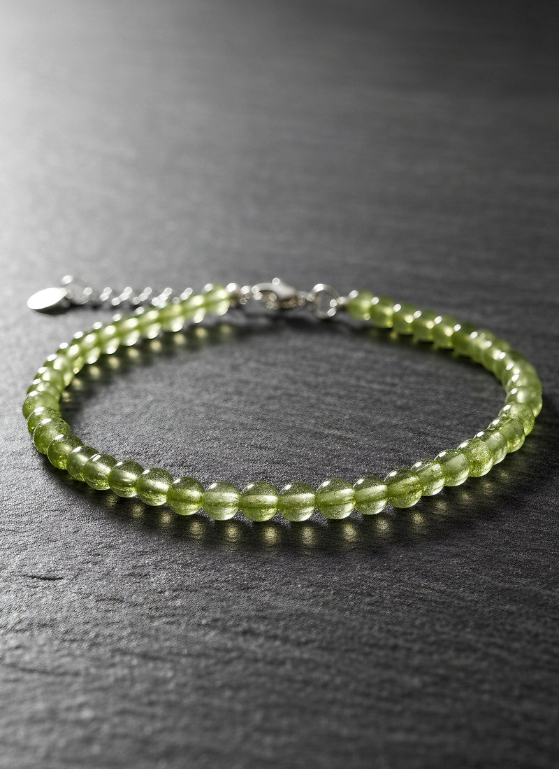 High Quality Peridot Bracelet 4mm