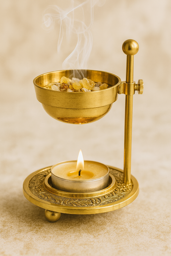 Brass Resin Incense Burner