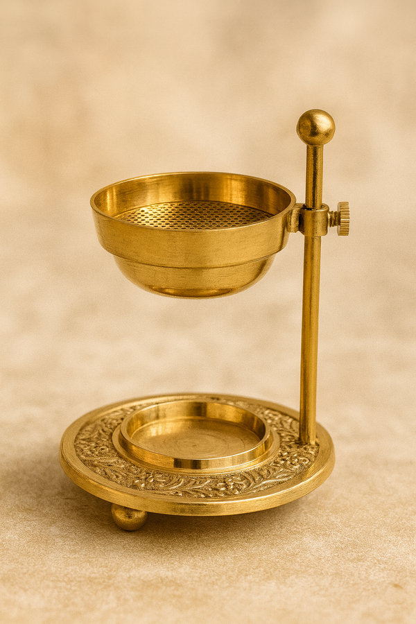 Brass Resin Incense Burner