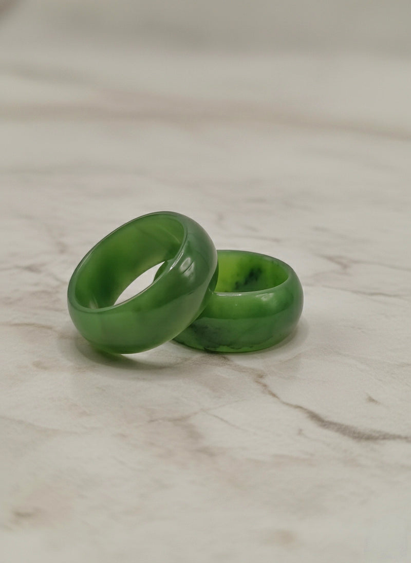 High Quality New Zealand Jade Bangle Ring