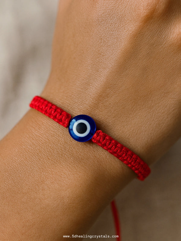 Red String with Evil eye Bracelet
